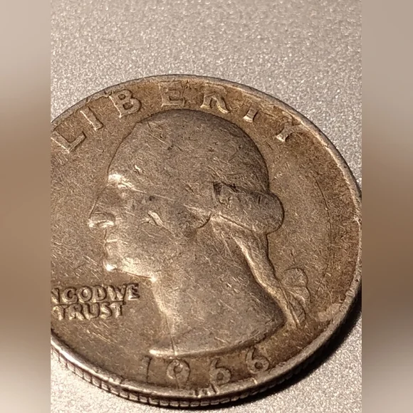 1966 Quarter Dollar Liberty Coin Errors No Mint Mark Letters Parts Flat By Rim